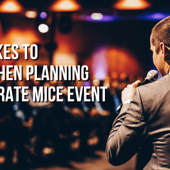 7 Mistakes to Avoid When Planning a Corporate MICE Event